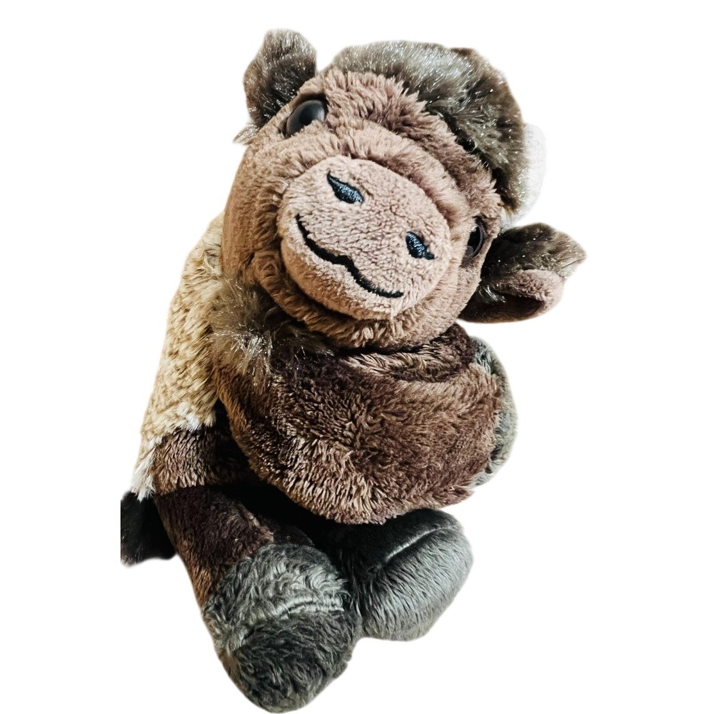 Wild Republic Buffalo Plush Stuffed Animal Toy Small Brown Soft Cuddly Cute